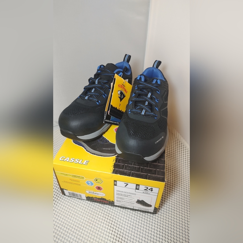Women's Size 7 Herman Survivors Composite Toe Cassle Work Shoes